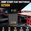 Kép 2/6 - VTOMAN X7 autó bikázó/indító powerbank légkompresszorral, 4250A, 12V (max 10L benzin/10L dízel), 160 PSI, 5,1" kijelző, 88,8Wh