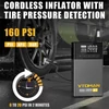 Kép 3/6 - VTOMAN X7 autó bikázó/indító powerbank légkompresszorral, 4250A, 12V (max 10L benzin/10L dízel), 160 PSI, 5,1" kijelző, 88,8Wh