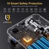 Kép 4/7 - VTOMAN X4 2500A 12V autós bikázó (indító) 150 PSI kompresszorral, 10000 mAh power bankkal, LED lámpával – benzines 8,5 l / dízel 6 l