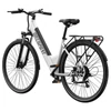 Kép 6/20 - ONESPORT OT12 elektromos kerékpár, 250W motor, 36V 13Ah akku, 27,5” gumik, 25 km/h, 65 km hatótáv, Shimano 7 fokozat - Fehér