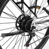 Kép 9/20 - ONESPORT OT12 elektromos kerékpár, 250W motor, 36V 13Ah akku, 27,5” gumik, 25 km/h, 65 km hatótáv, Shimano 7 fokozat - Fehér