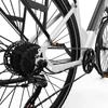 Kép 20/20 - ONESPORT OT12 elektromos kerékpár, 250W motor, 36V 13Ah akku, 27,5” gumik, 25 km/h, 65 km hatótáv, Shimano 7 fokozat - Fehér