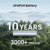 Kép 4/9 - NECESPOW S2400 hordozható erőmű 2400W, 2048Wh LiFePO4 akkumulátor, 13 port, gyors töltés, UPS, app, otthon/RV/kültér