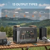 Kép 7/9 - NECESPOW S2400 hordozható erőmű 2400W, 2048Wh LiFePO4 akkumulátor, 13 port, gyors töltés, UPS, app, otthon/RV/kültér