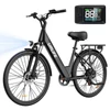 Kép 2/9 - URLIFE E26 elektromos kerékpár 250W, 36V 13Ah, 26” kerék, 25 km/h, akár 80 km hatótáv, tárcsafék, teleszkóp, Shimano 7 – Fekete