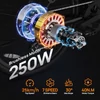 Kép 3/9 - URLIFE E26 elektromos kerékpár 250W, 36V 13Ah, 26” kerék, 25 km/h, akár 80 km hatótáv, tárcsafék, teleszkóp, Shimano 7 – Fekete