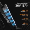 Kép 4/9 - URLIFE E26 elektromos kerékpár 250W, 36V 13Ah, 26” kerék, 25 km/h, akár 80 km hatótáv, tárcsafék, teleszkóp, Shimano 7 – Fehér