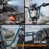 Kép 16/16 - URLIFE E20 elektromos kerékpár 250W motorral, 48V 13Ah akkumulátorral, 20x3” gumi, 25 km/h, 100 km hatótáv, teleszkóp, 7 seb. - Zöld