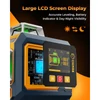 Kép 2/9 - CIGMAN CM-S03 12 vonalas lézer szintező LCD-vel, 3×360° zöld vonal, ±1,5 mm/5 m, önszintező, IP54, app + távirányító