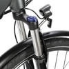 Kép 7/16 - Eleglide T1 Step-Thru elektromos trekking kerékpár 27,5" gumik, 36V 13Ah akku, 250W motor, 25 km/h, Shimano 7, 100 km, IPX4, 120 kg, tárcsafék, szürke