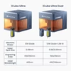 Kép 15/18 - SCULPFUN iCube Ultra 12W lézergravírozó – zárt (Class 1) ház, autofókusz, 0,08 mm pont, 150×150 mm munkaterület, füstszűrő, fa/bőr/bambusz