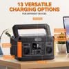 Kép 2/6 - FlashFish P60 560W hordozható erőmű 520Wh napelemes generátor, 220V tiszta szinusz AC, 11 kimenet, LCD kijelző