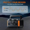Kép 5/6 - FlashFish P60 560W hordozható erőmű 520Wh napelemes generátor, 220V tiszta szinusz AC, 11 kimenet, LCD kijelző