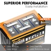 Kép 5/6 - Cloudenergy 24V 100Ah LiFePO4 akkumulátorcsomag tartalék áramellátáshoz, 2560Wh, 6000+ ciklus, 100A BMS, LCD, soros/párhuzamos, RV, hajó, napelem, off-grid