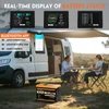 Kép 6/6 - Cloudenergy 24V 100Ah LiFePO4 akkumulátorcsomag tartalék áramellátáshoz, 2560Wh, 6000+ ciklus, 100A BMS, LCD, soros/párhuzamos, RV, hajó, napelem, off-grid
