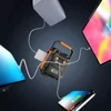 Kép 2/6 - Flashfish A201 200W hordozható power station + 100W összecsukható napelem vészhelyzeti energiakészlet DC/USB kimenettel