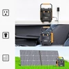 Kép 4/6 - Flashfish A201 200W hordozható power station + 100W összecsukható napelem vészhelyzeti energiakészlet DC/USB kimenettel