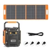 Kép 1/6 - Flashfish A201 200W hordozható power station + 100W összecsukható napelem vészhelyzeti energiakészlet DC/USB kimenettel
