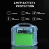 Kép 11/14 - NEWSMY S1210 hordozható erőmű 1200 W / 1102,5 Wh, LiFeMnPO4 akkumulátor, 1,2 órás gyorstöltés, PD 100 W, 230 V tiszta szinusz (csúcs 2400 W)