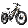 Kép 3/13 - FENGQS H6PRO elektromos kerékpár, 2x1000W, 52V 17,5Ah, 26x4.0 fat bike gumi, 60 km/h, 140 km hatótáv, 7 fokozat, LCD – fekete-arany