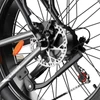 Kép 12/13 - FENGQS H6PRO elektromos kerékpár, 2x1000W, 52V 17,5Ah, 26x4.0 fat bike gumi, 60 km/h, 140 km hatótáv, 7 fokozat, LCD – fekete-arany