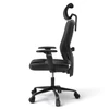 Kép 4/16 - ACGAM CG-5455M ergonomikus gamer irodai szék, PVC ülőpárna, állítható karfa és fejtámla, 4D deréktámasz, szinkron dönthető háttámla