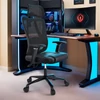 Kép 15/16 - ACGAM CG-5455M ergonomikus gamer irodai szék, PVC ülőpárna, állítható karfa és fejtámla, 4D deréktámasz, szinkron dönthető háttámla