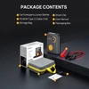 Kép 2/9 - AFERIY GK03 12V autós bikázó (2000A), 27500mAh power bank, 60W PD gyorstöltés, QC3.0/DC kimenet, kijelző és LED, 6.0L benzin/3.0L dízelhez