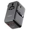 Kép 3/6 - MINIX TP100C univerzális utazó adapter 63 cm kihúzható USB‑C kábellel
