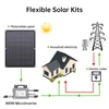 Kép 3/9 - LIONSHEE LS-PV800Mi 800W hajlékony napelem szett (4×200W) 800W mikroinverterrel, 23,5% hatásfok, IP67, 5 m AC kábel, Plug&Play erkélyre és lakókocsiba