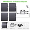 Kép 6/9 - LIONSHEE LS-PV800Mi 800W hajlékony napelem szett (4×200W) 800W mikroinverterrel, 23,5% hatásfok, IP67, 5 m AC kábel, Plug&Play erkélyre és lakókocsiba