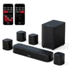 Kép 6/7 - Ultimea Aura A40 7.1 csatornás soundbar szett mélynyomóval, appvezérlés, 10 sávos EQ, 121 előbeállítás, Bluetooth 5.3, 330W csúcsteljesítmény