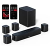 Kép 1/7 - Ultimea Aura A40 7.1 csatornás soundbar szett mélynyomóval, appvezérlés, 10 sávos EQ, 121 előbeállítás, Bluetooth 5.3, 330W csúcsteljesítmény