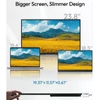 Kép 4/17 - MESWAO S238 23,8" hordozható monitor – 1080P FHD IPS, 120Hz, 100% sRGB, beépített hangszóró, Type-C/HDMI, VESA