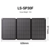Kép 9/10 - LIONSHEE LS-SP30F 30W összecsukható napelem panel – 23% hatásfok, IP67 vízálló, USB és Type‑C kimenet, 3 részes ETFE monokristályos solar töltő