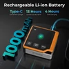 Kép 6/10 - CIGMAN CD-80 lézeres távolságmérő, 80 m (262 ft) mérési tartomány, 6 mértékegység, 1000 mAh újratölthető akkumulátor