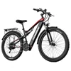 Kép 9/20 - RANDRIDE YG90B elektromos kerékpár 1000W, 45 km/h, 48V 17Ah kivehető akkumulátor, 80–90 km hatótáv, Shimano 21, hidraulikus fék, fekete-piros