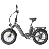 Kép 3/16 - Fafrees FF20 Polar elektromos kerékpár 500W, 48V 26,8Ah dupla akku, 20x4,0” gumik, 45 km/h, 170 km, Shimano 7 - gunmetal fekete