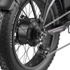 Kép 9/16 - Fafrees FF20 Polar elektromos kerékpár 500W, 48V 26,8Ah dupla akku, 20x4,0” gumik, 45 km/h, 170 km, Shimano 7 - gunmetal fekete