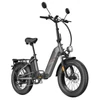 Kép 1/16 - Fafrees FF20 Polar elektromos kerékpár 500W, 48V 26,8Ah dupla akku, 20x4,0” gumik, 45 km/h, 170 km, Shimano 7 - gunmetal fekete