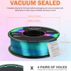 Kép 5/5 - ERYONE háromszínű selyem PLA 3D nyomtató filament, 1 kg – piros/kék/zöld