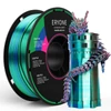 Kép 1/5 - ERYONE háromszínű selyem PLA 3D nyomtató filament, 1 kg – piros/kék/zöld