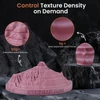 Kép 3/11 - 5 kg ERYONE nagy sebességű matt PLA csavart 3D nyomtató filament – Grand Canyon piros/piros/vízesés szivárvány/kék/lila-kék, arany és zöld
