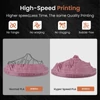 Kép 5/11 - 5 kg ERYONE nagy sebességű matt PLA csavart 3D nyomtató filament – Grand Canyon piros/piros/vízesés szivárvány/kék/lila-kék, arany és zöld