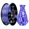 Kép 9/11 - 5 kg ERYONE nagy sebességű matt PLA csavart 3D nyomtató filament – Grand Canyon piros/piros/vízesés szivárvány/kék/lila-kék, arany és zöld