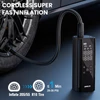Kép 3/13 - GOOLOO GT150 hordozható akkumulátoros kompresszor és elektromos pumpa, 150 PSI, 7500mAh, automata leállítás, autó/motor/kerékpár