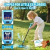 Kép 5/11 - KAIWEETS EXPLORER LITE fémkereső gyerekeknek: könnyű, állítható szár, színes LCD kijelző, gyors összeszerelés, kincskereső készlet