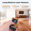Kép 3/10 - CIGMAN CD-80T zsebméretű lézeres távolságmérő – 80m, ±2mm pontosság, IP54 vízálló, 20 adatcsoport, Type-C tölthető lézeres mérőszalag