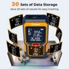 Kép 8/10 - CIGMAN CD-80T zsebméretű lézeres távolságmérő – 80m, ±2mm pontosság, IP54 vízálló, 20 adatcsoport, Type-C tölthető lézeres mérőszalag