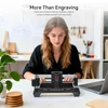 Kép 12/12 - ATOMSTACK Swift Mini 3W lézergravírozó: 135x145mm, 10000mm/perc, 0,04mm pontosság, AI képalkotás, kompakt asztali fém és fa gravírozó
